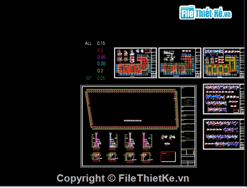 Bản vẽ,Bản vẽ autocad,bản vẽ xây dựng,kết cấu trường mẫu giáo